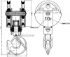 Двухблочная крюковая подвеска на 10 тн (диаметр каната 13,5 мм) - Производство кран-балок, тельферов и грузоподъемного оборудования